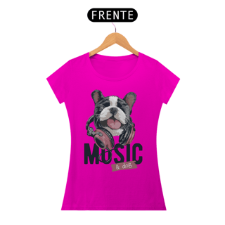 Nome do produto Baby Look Music and Dog