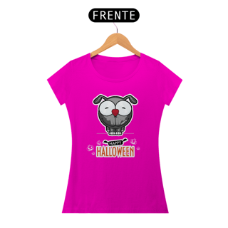 Nome do produto Baby Look Happy Halloween Cartoon Doggy