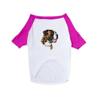 Nome do produto Camiseta para Cachorro - Boxer Pintura Digital