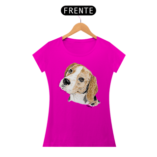 Nome do produto Baby Look Beagle Pintura Digital