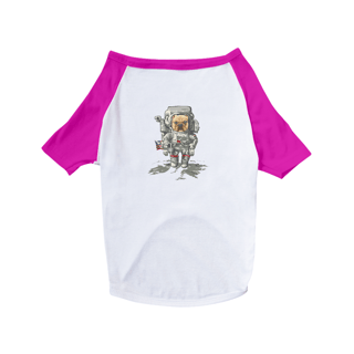 Nome do produto Camiseta para Cachorro - The Moon Walker