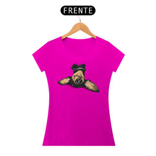 Nome do produto Baby Look Dachshund de Cabeça para Baixo