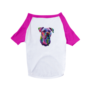 Nome do produto Camiseta para Cachorro - Pitbull Pop Art