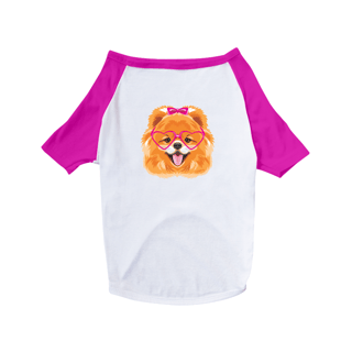 Camiseta para Cachorro - Spitz Alemão - Lulu da Pomerânia Fêmea