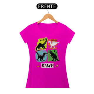 Nome do produto Baby Look Dinossauro - Modelo 3