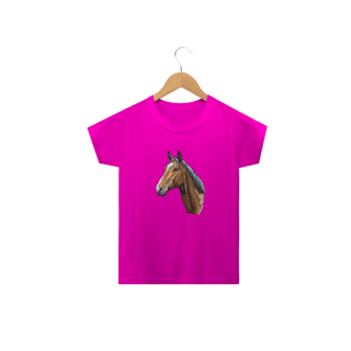 Nome do produto Camiseta Infantil Cavalo - Modelo 3