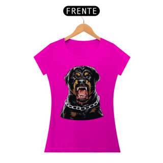 Nome do produto Baby Look Rottweiler com Cara de Bravo