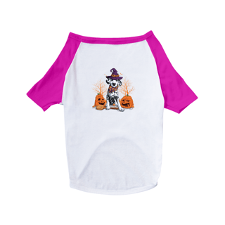 Nome do produto Camiseta para Cachorro - Dálmata Halloween
