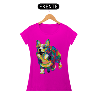 Nome do produto Baby Look Welsh Corgi Pop Art
