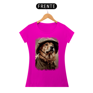 Nome do produto Baby Look Cachorro Militar