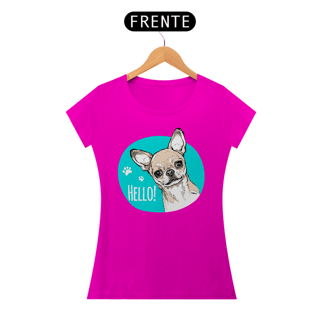 Nome do produto Baby Look Chihuahua Hello