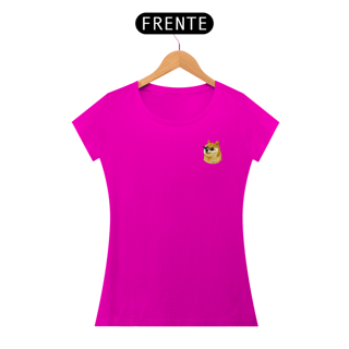 Nome do produto Baby Look Akita Meme Óculos