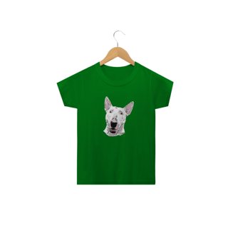 Nome do produto Camiseta Infantil Bull Terrier Pintura Digital