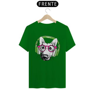 Nome do produto Camiseta Pastor Alemão de Óculos e Fone de Ouvido