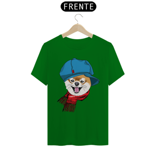 Nome do produto Camiseta Spitz Alemão de Boina e Cachecol