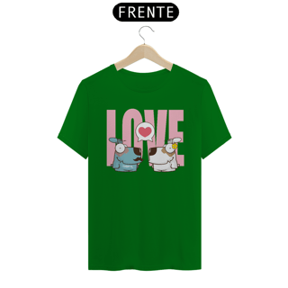 Nome do produto Camiseta Cachorro Casal Love