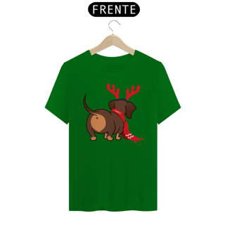 Nome do produto Camiseta Dachshund Natal