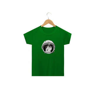 Nome do produto Camiseta Infantil Boston Terrier Astronauta