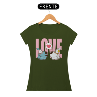 Nome do produto Baby Look Cachorro Casal Love