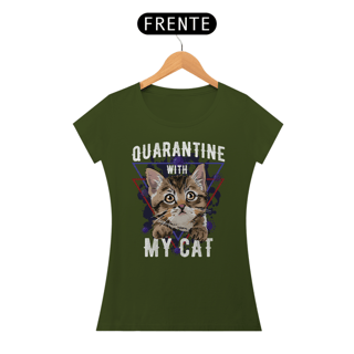 Nome do produto Baby Look Quarantine With My Cat