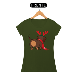 Nome do produto Baby Look Dachshund Natal