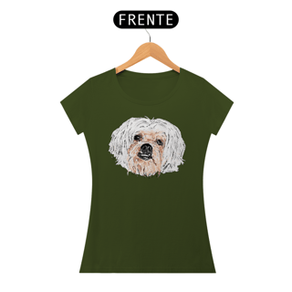 Nome do produto Baby Look Lhasa Apso Pintura Digital