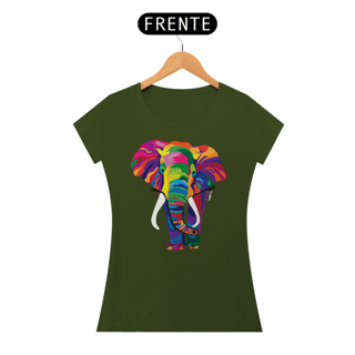 Nome do produto Baby Look Elefante - Modelo 1