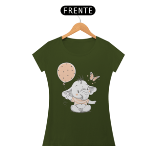 Nome do produto Baby Look Elefante - Modelo 2