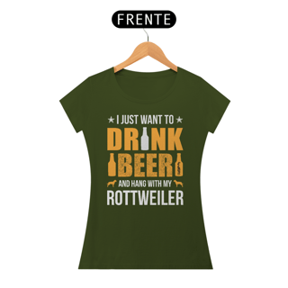 Nome do produto Baby Look Cerveja e Rottweiler