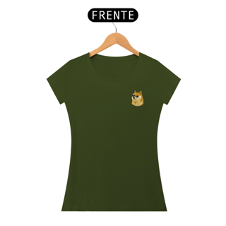 Nome do produto Baby Look Akita Meme Óculos