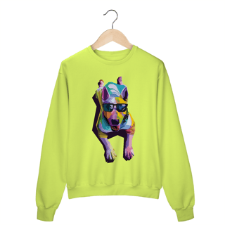 Nome do produto Moletom Blusão Cachorro Deitado Pop Art