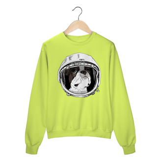 Nome do produto Moletom Blusão Boston Terrier Astronauta