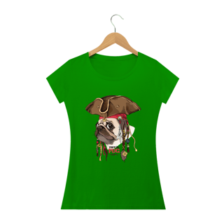 Nome do produto Baby Look Pug Pirata