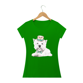 Nome do produto Baby Look West Terrier de Gravata e Chapéu