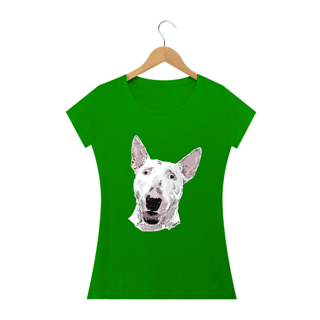 Nome do produto Baby Look Bull Terrier Pintura Digital