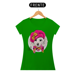 Nome do produto Baby Look Poodle Fêmea I Like To Dress Up