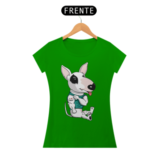 Nome do produto Baby Look Bull Terrier I Love Mom