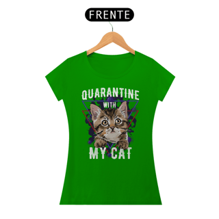 Nome do produto Baby Look Quarantine With My Cat