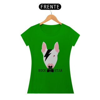 Nome do produto Baby Look Bull Terrier Rock Star