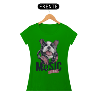 Nome do produto Baby Look Music and Dog