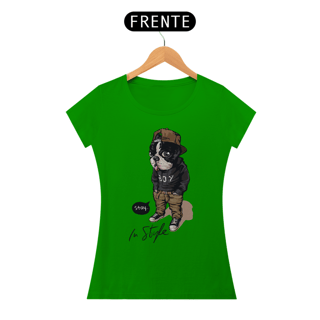 Nome do produto Baby Look Cachorro - Stay in Style