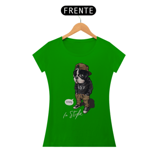 Nome do produto Baby Look Cachorro - Stay in Style