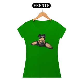 Nome do produto Baby Look Dachshund de Cabeça para Baixo
