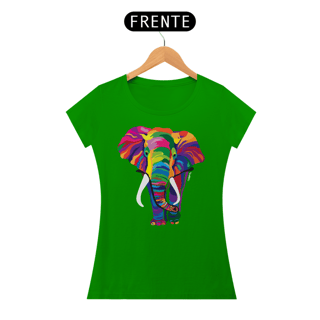 Nome do produto Baby Look Elefante - Modelo 1