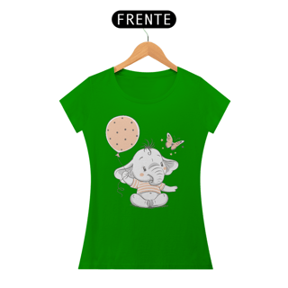 Nome do produto Baby Look Elefante - Modelo 2