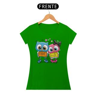 Nome do produto Baby Look Coruja - Modelo 1