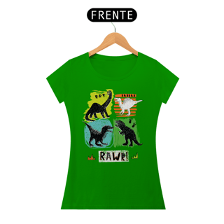 Nome do produto Baby Look Dinossauro - Modelo 3