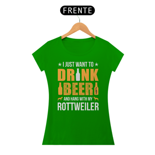 Nome do produto Baby Look Cerveja e Rottweiler