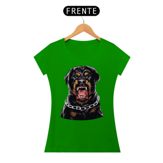 Nome do produto Baby Look Rottweiler com Cara de Bravo