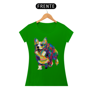 Nome do produto Baby Look Welsh Corgi Pop Art